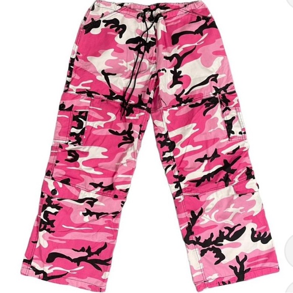 Rothco | Pants & Jumpsuits | Rothco Baggy Pink Camo Cargo Pants | Poshmark
